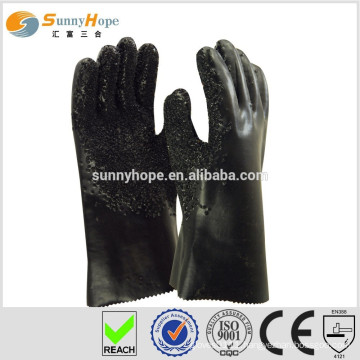 Sunnyhope PVC chips enforced oil-resistant working gloves